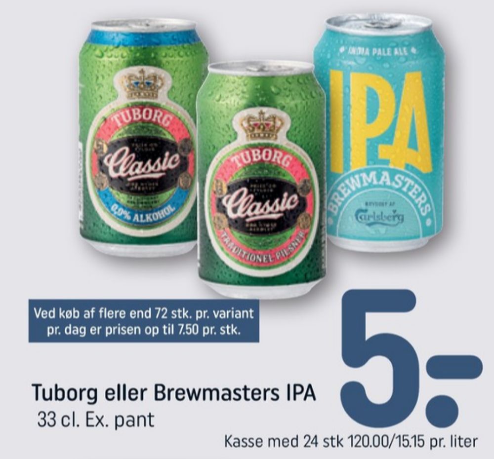 Tuborg Classic 0,0, Øl - Alkoholfri