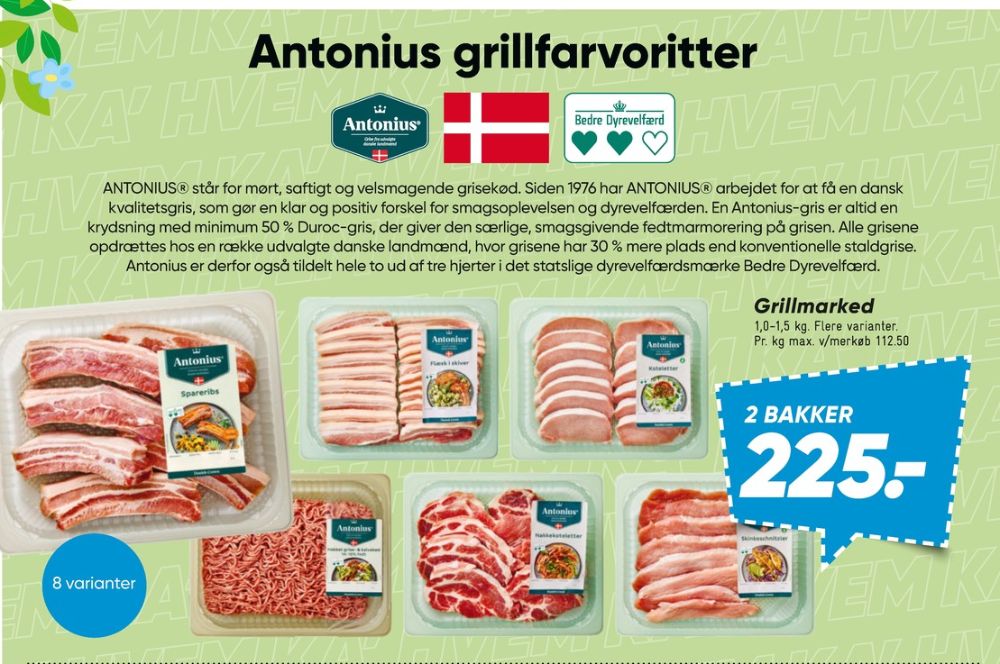Antonius, Hakket oksekød