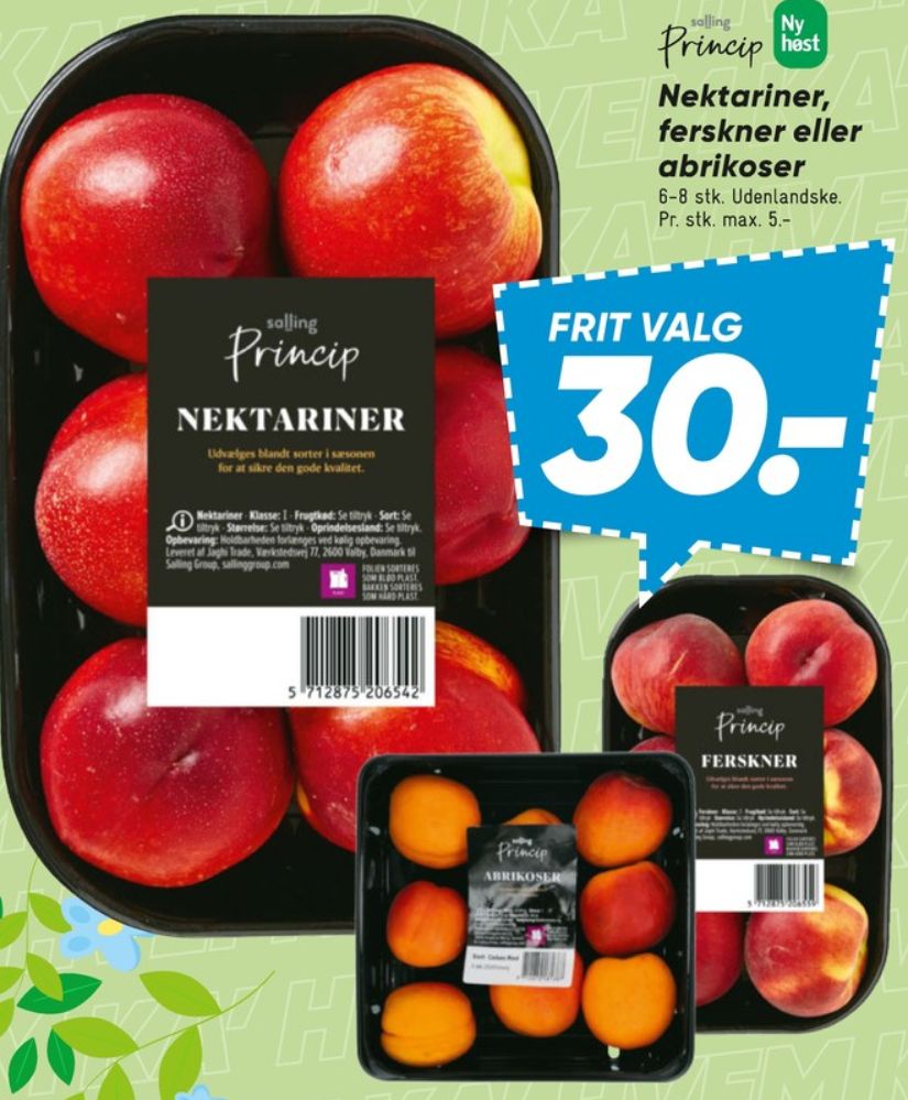 Salling Princip, Abrikoser