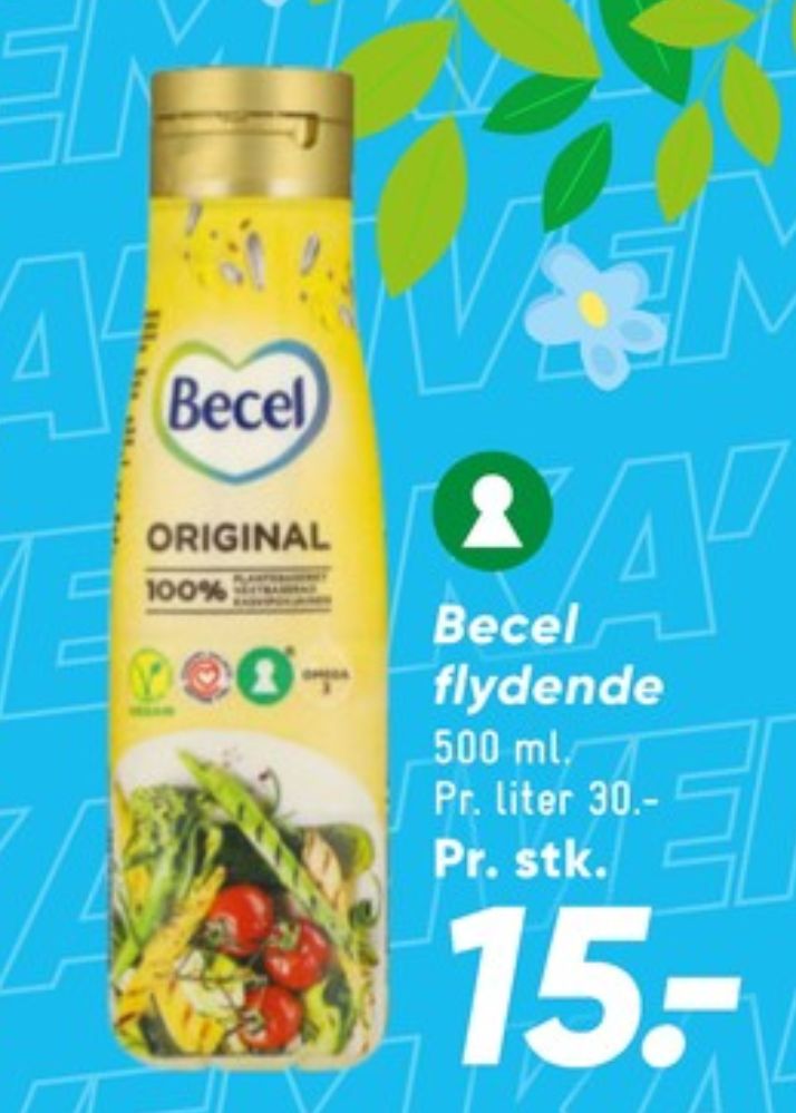 Becel, Margarine - flydende original