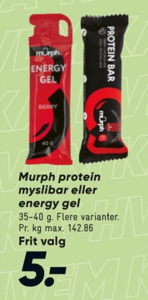 Murph, Træningstilskud