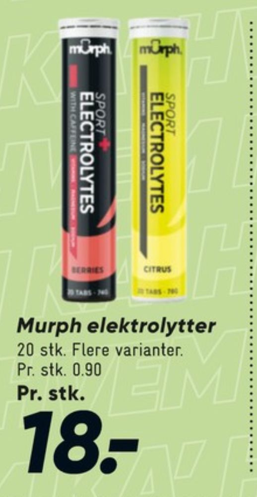 Murph, Træningstilskud
