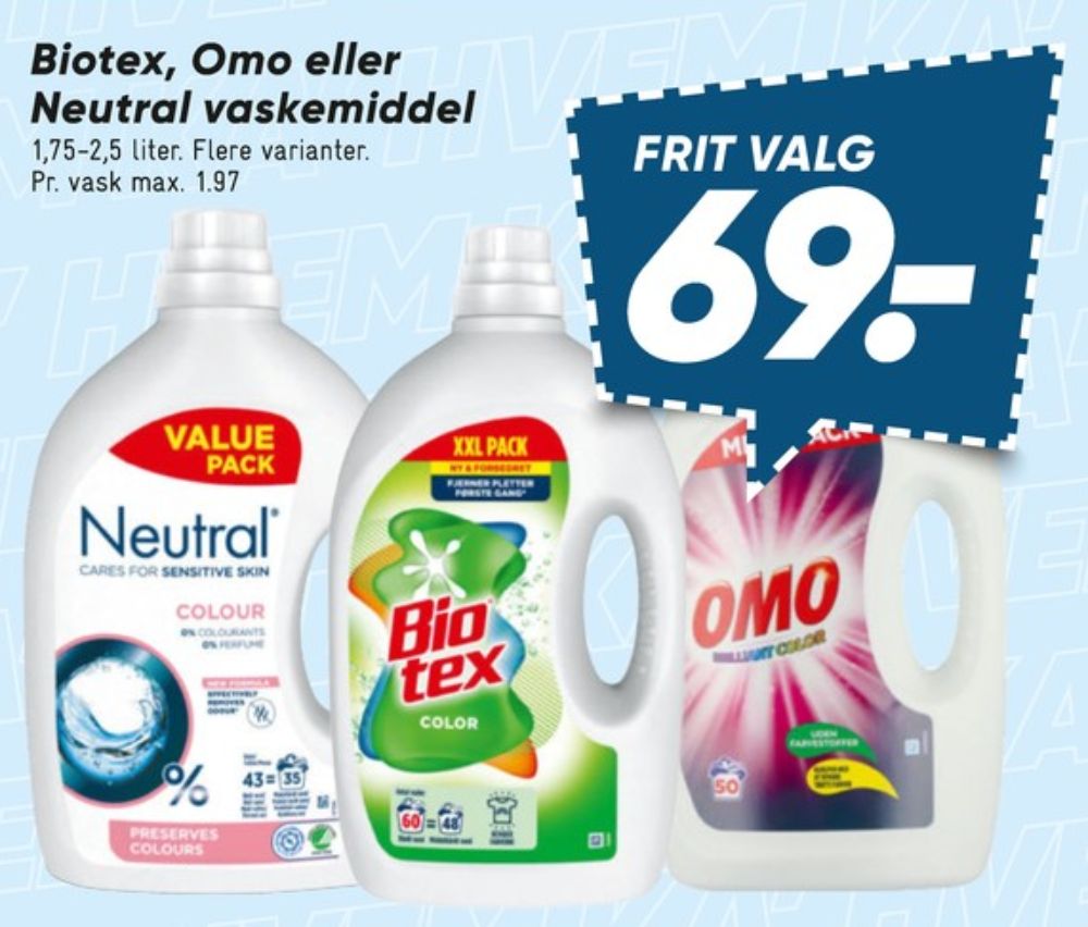 Omo, Vaskemiddel-flydende