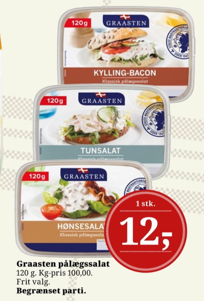 Graasten, Kylling & Baconsalat