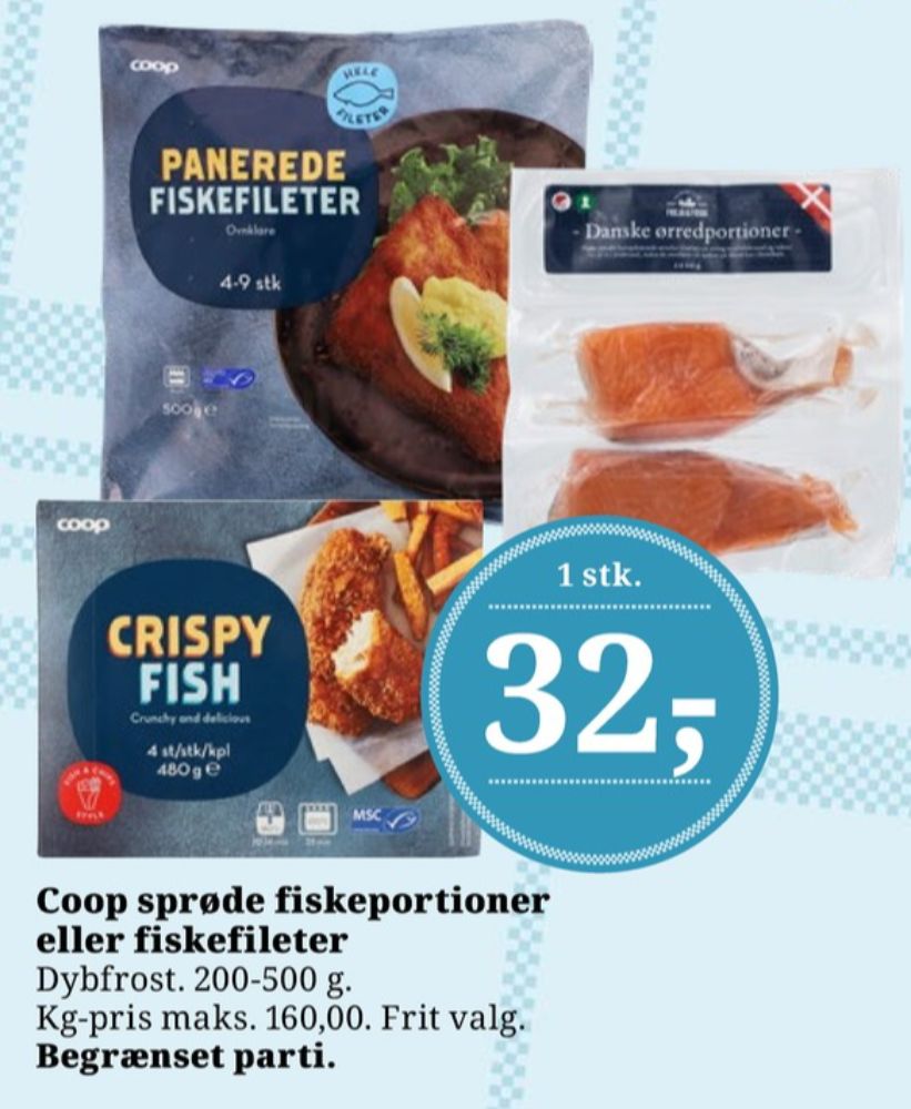 Coop, Fiskefileter