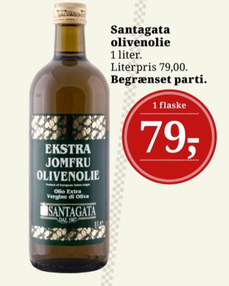 Santagata, Olivenolie