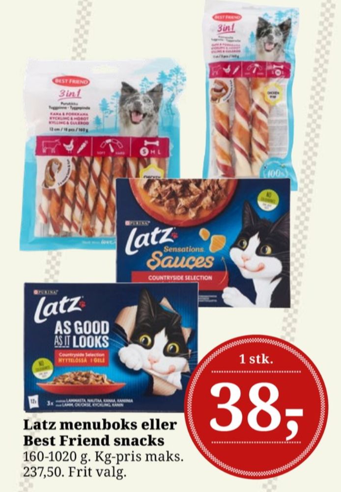 Purina Latz, Kattefoder