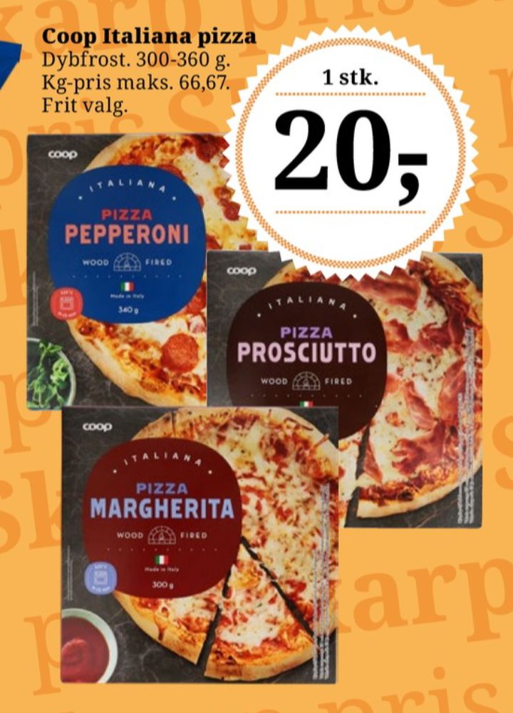 Coop, Pepperoni Pizza