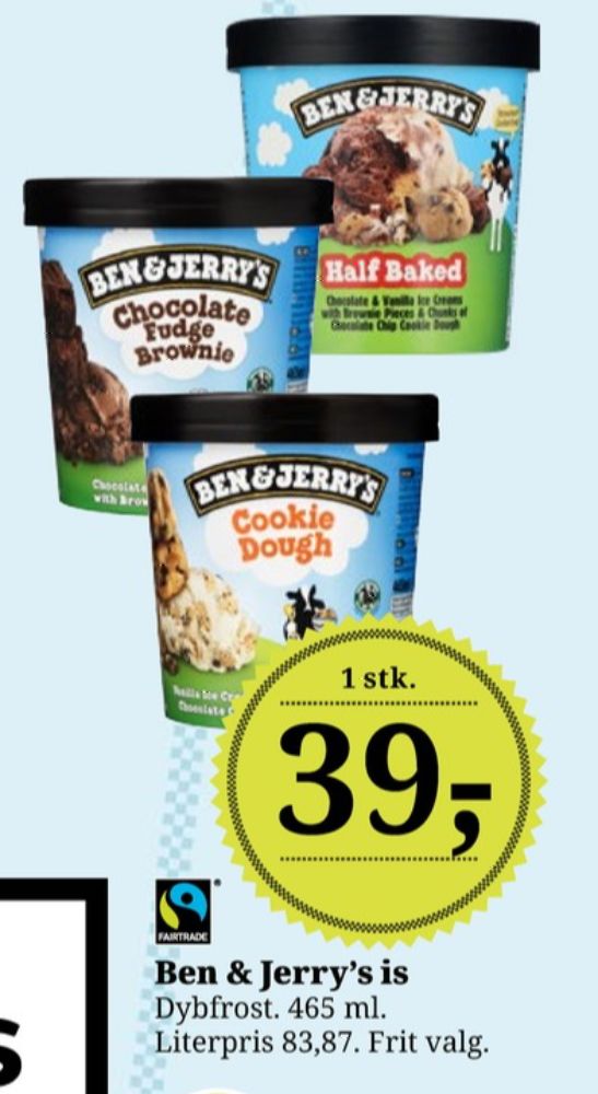 Frisko Ben & Jerry's, Half Baked is