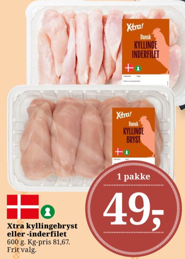 Xtra, Kyllingeinderfileter