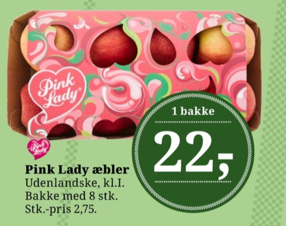 Pink lady, Æbler