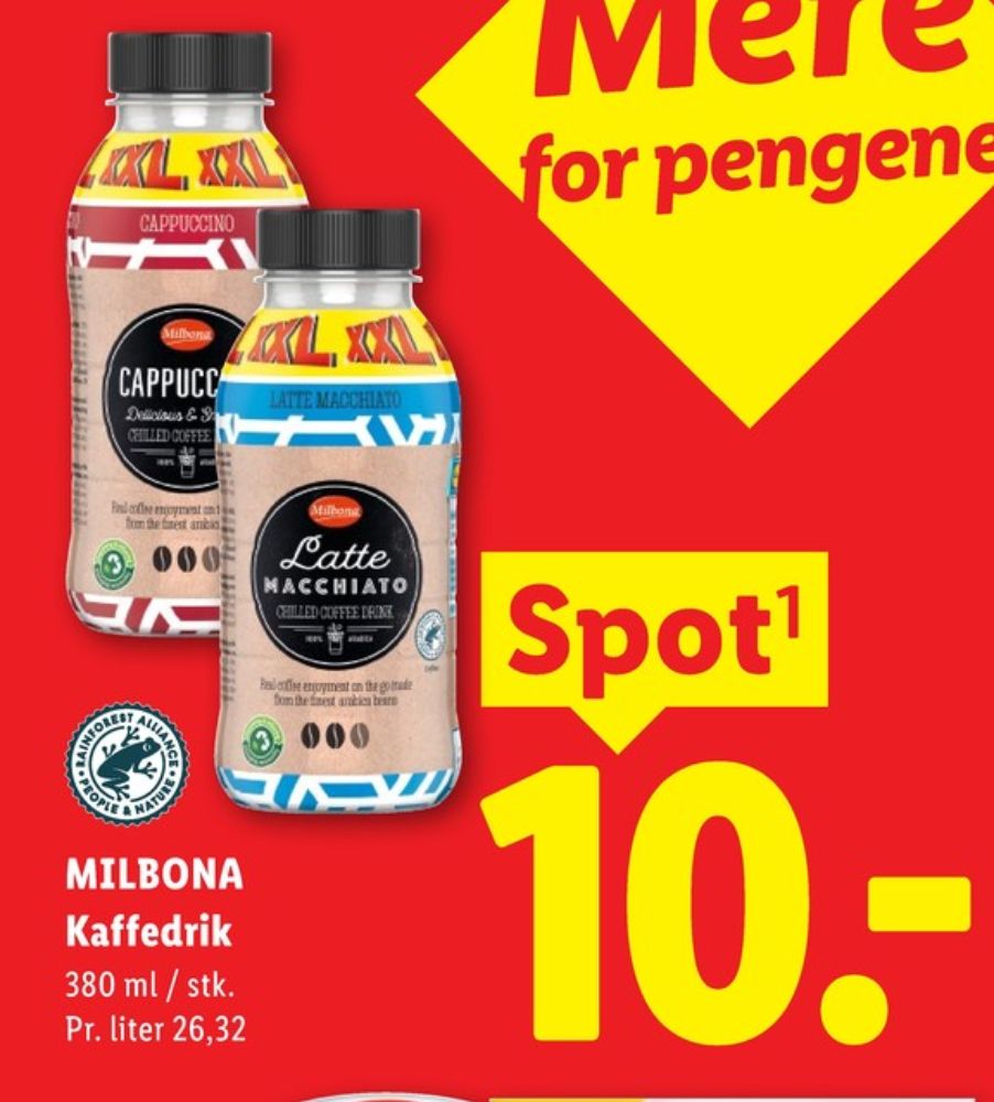Milbona, Iskaffe