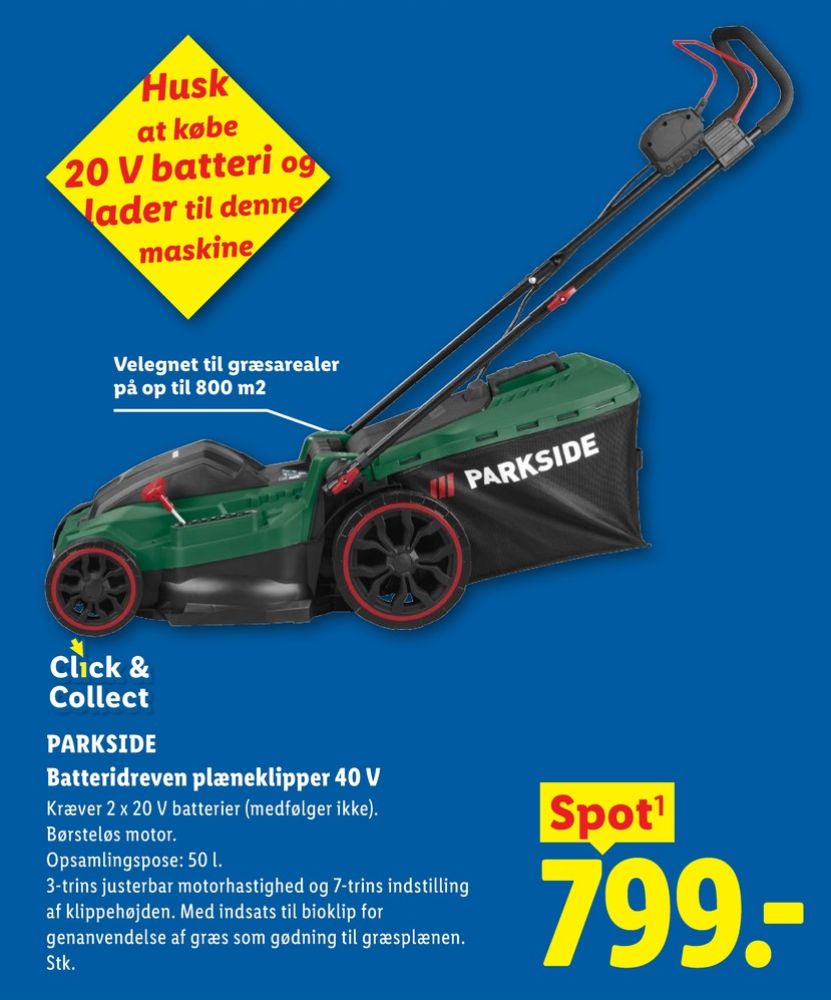 Parkside, Plæneklipper