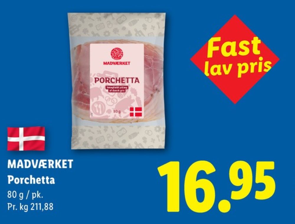 Madværket, Porchetta