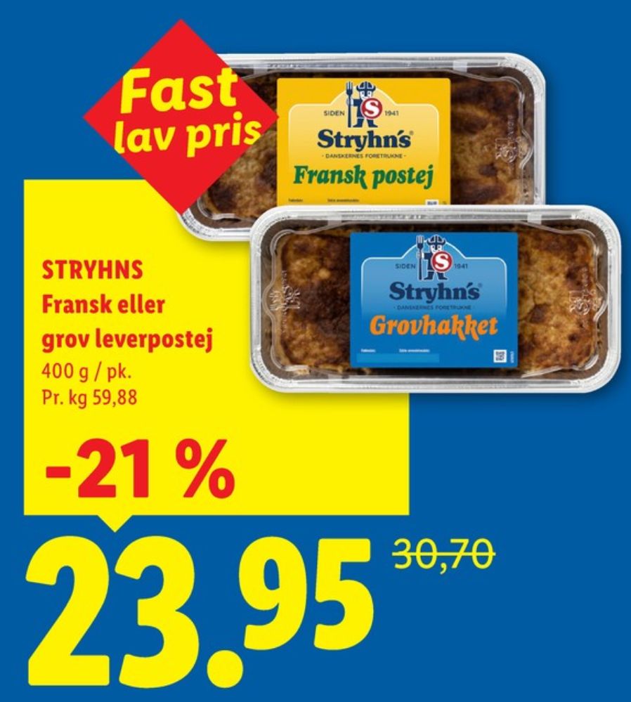 Stryhns Fransk Postej, Leverpostej