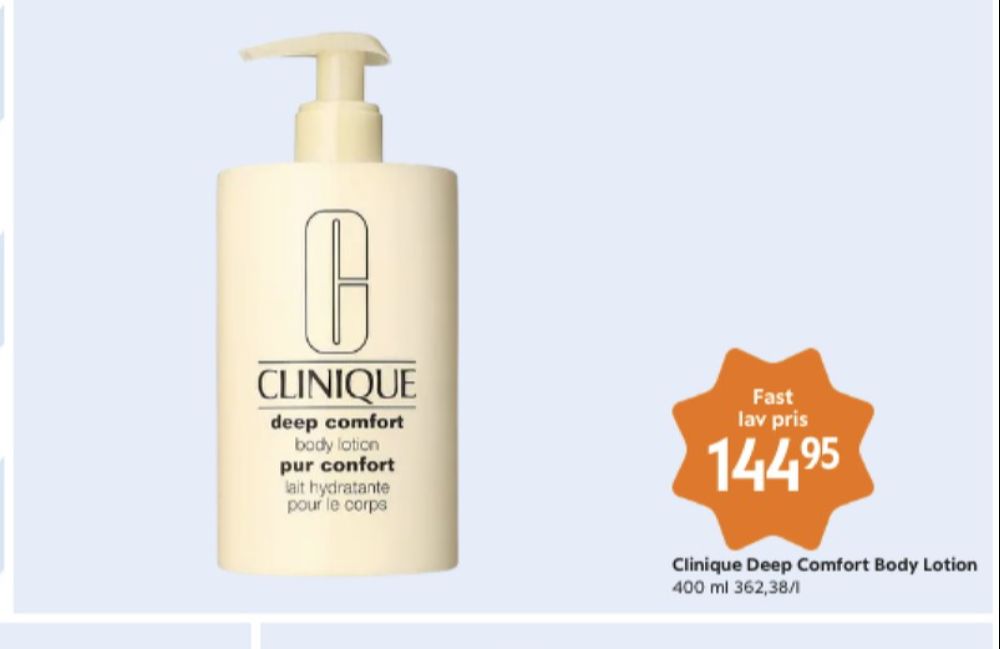 Clinique, Bodylotion