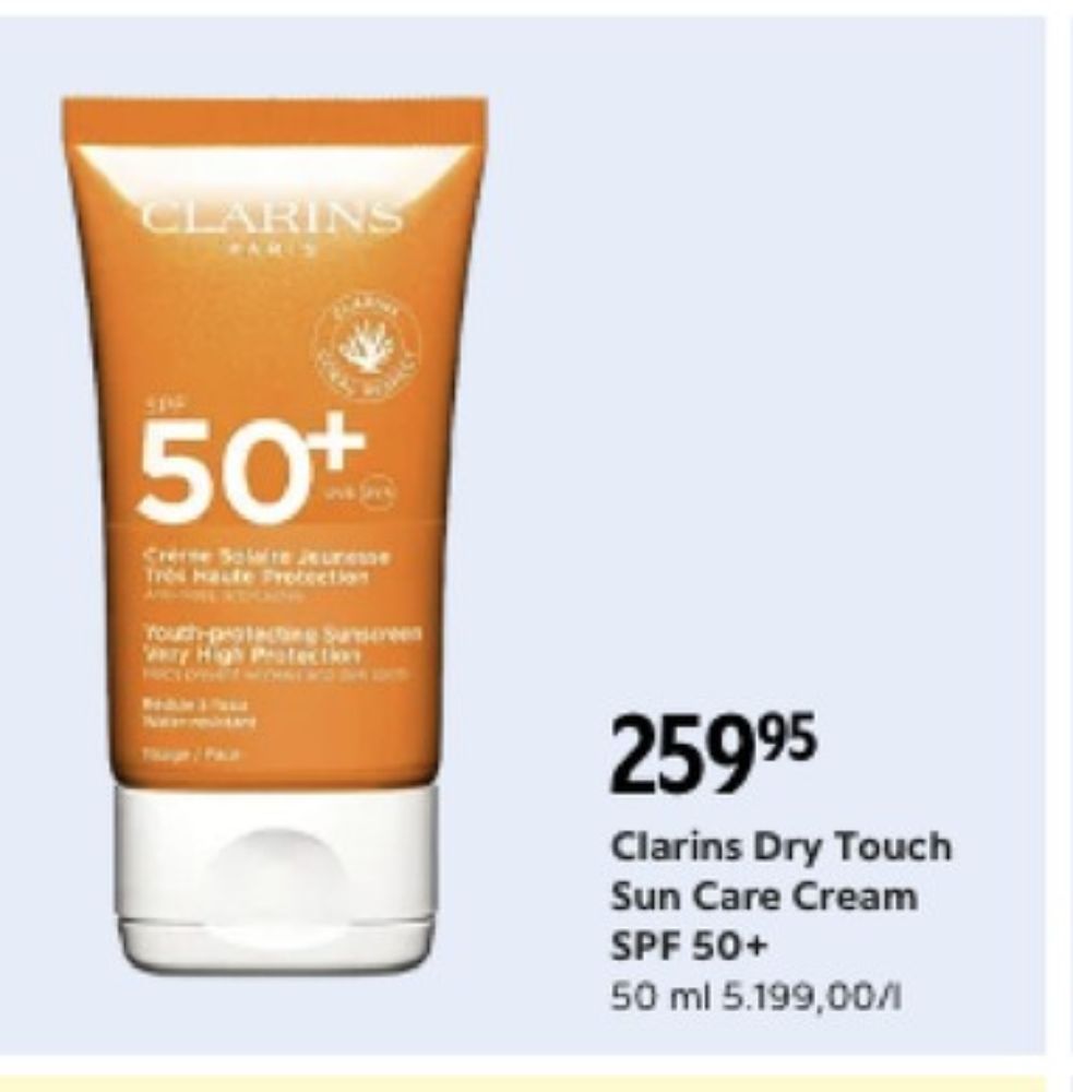 Clarins, Solcreme