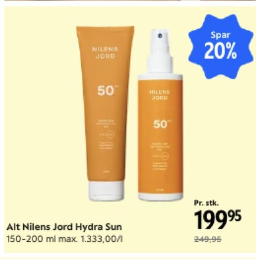 Nilens Jord, Solcreme