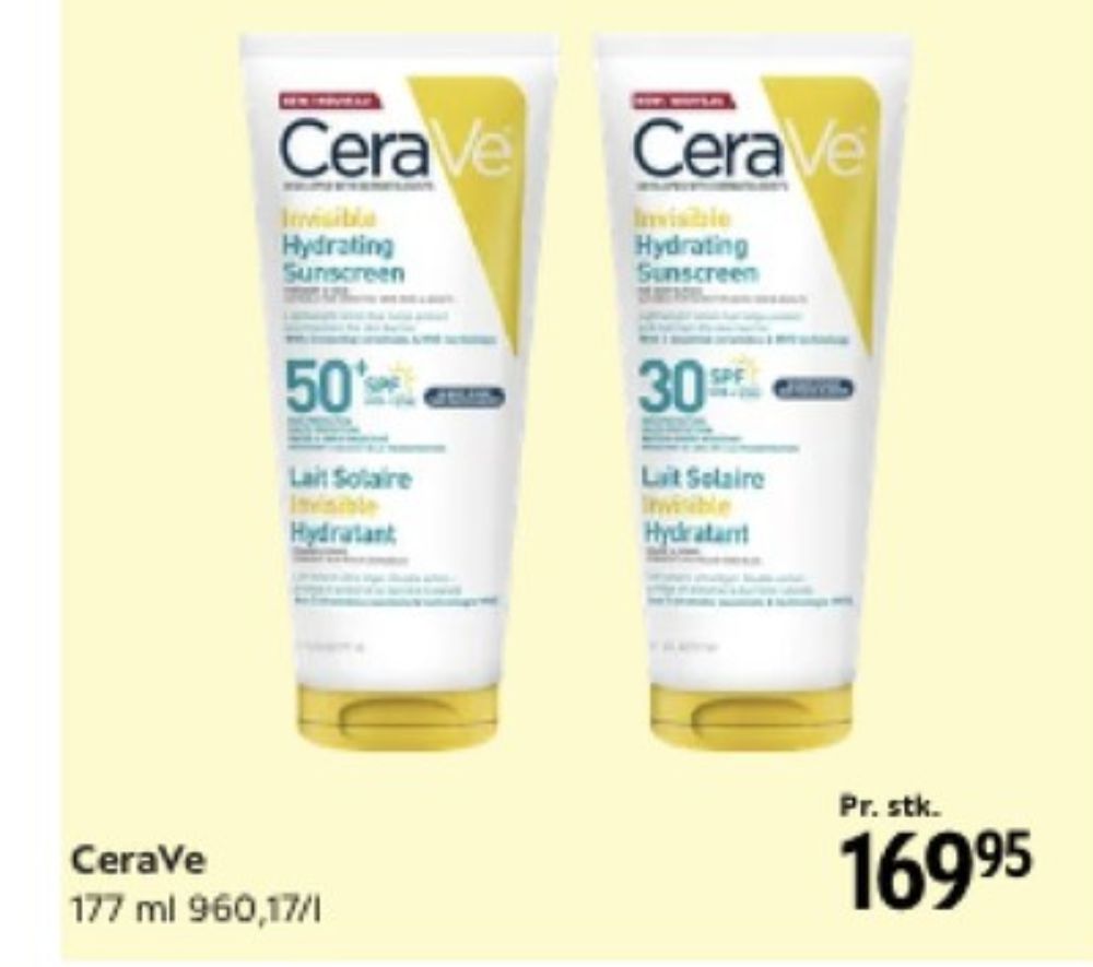 CeraVe, Solcreme