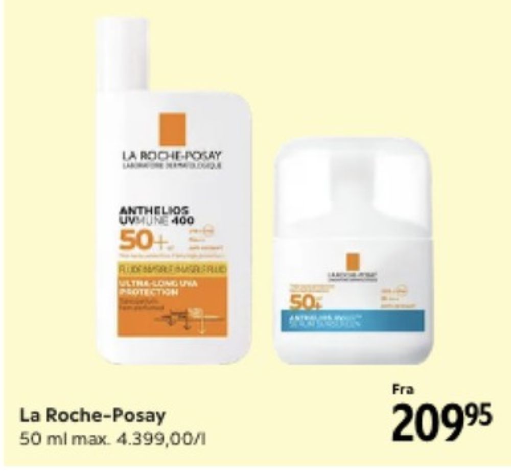 La Roche-Posay, Solcreme