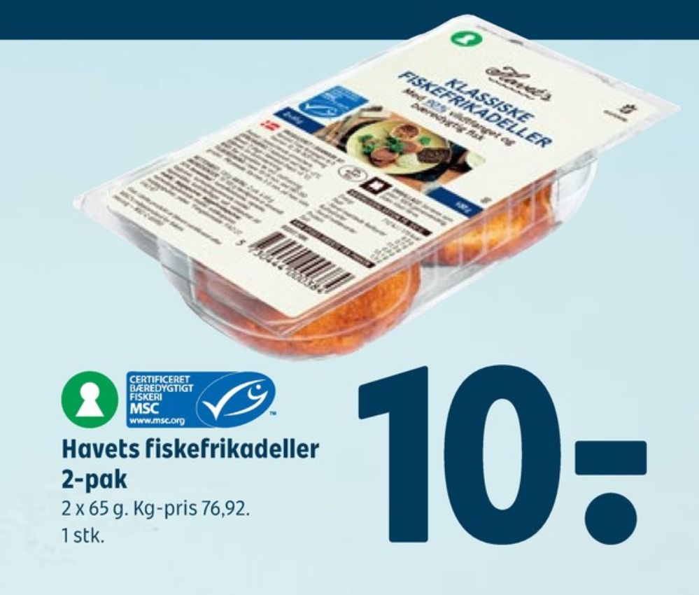 Havets, Fiskefrikadeller