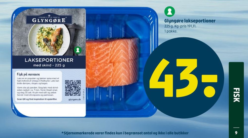 Glyngøre, Lakseportioner