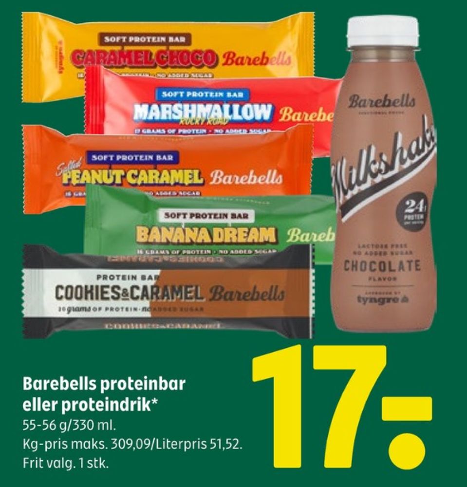Barebells, Milkshake Chocolate