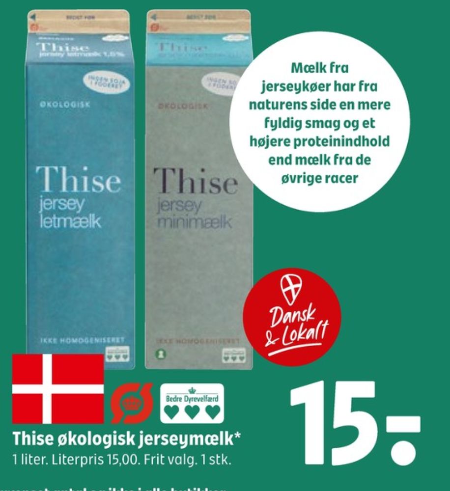 Thise, Jersey Letmælk