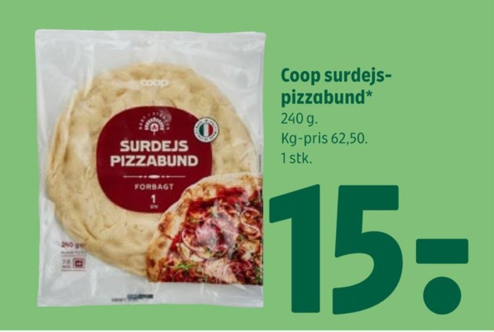 Coop, Pizzabunde surdej