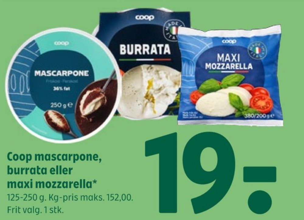 Coop, Burrata