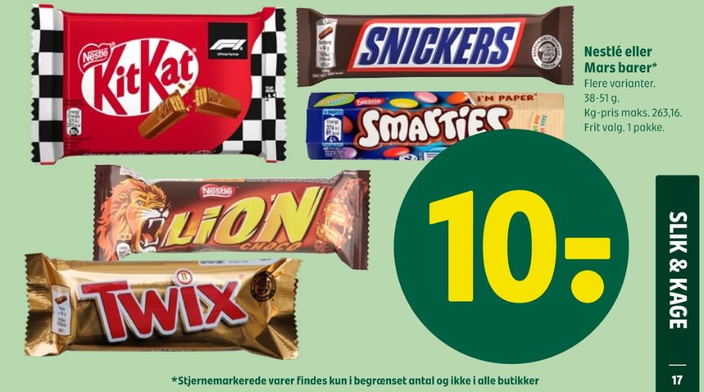 Snickers, Chokoladebar