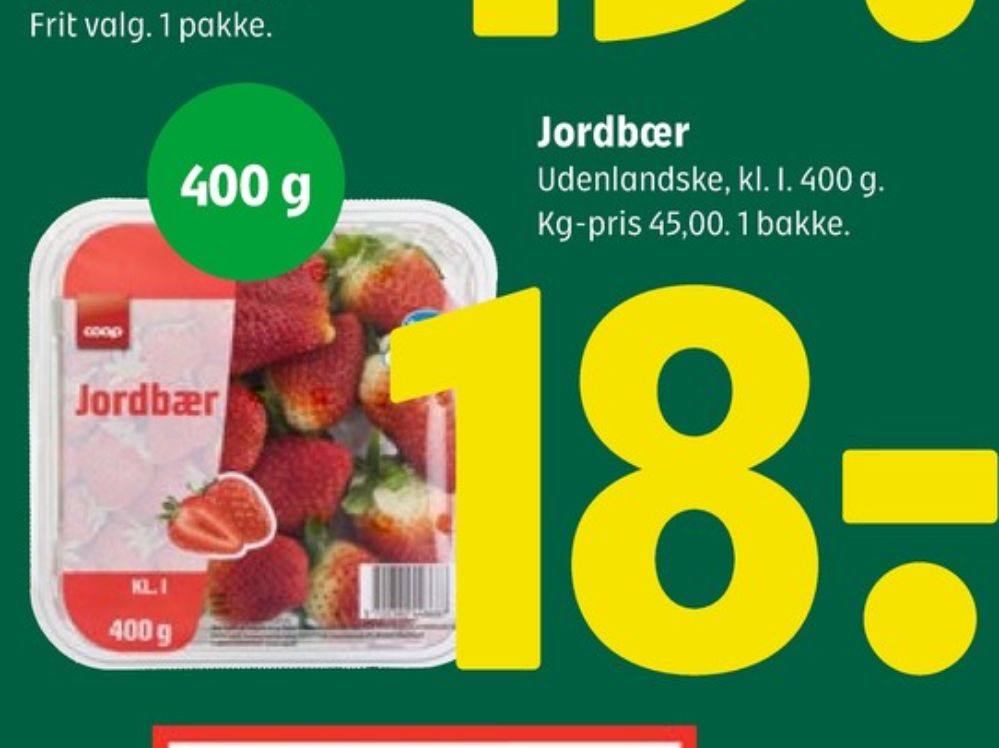 Coop, Jordbær