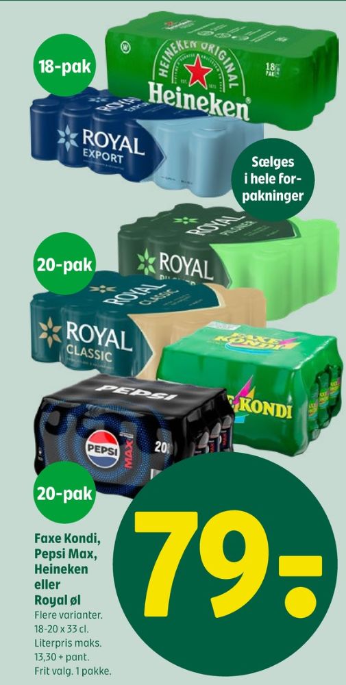 Royal Pilsner, Øl 20 pk.