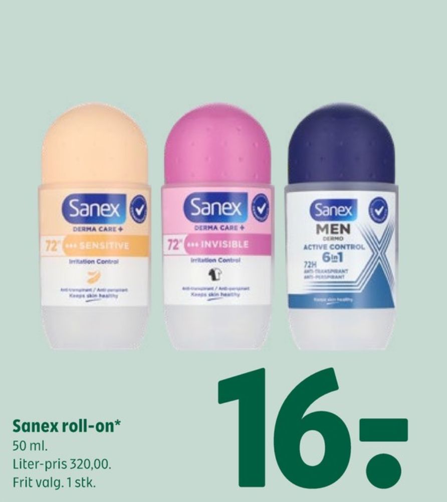 Sanex, Deo Roll-on