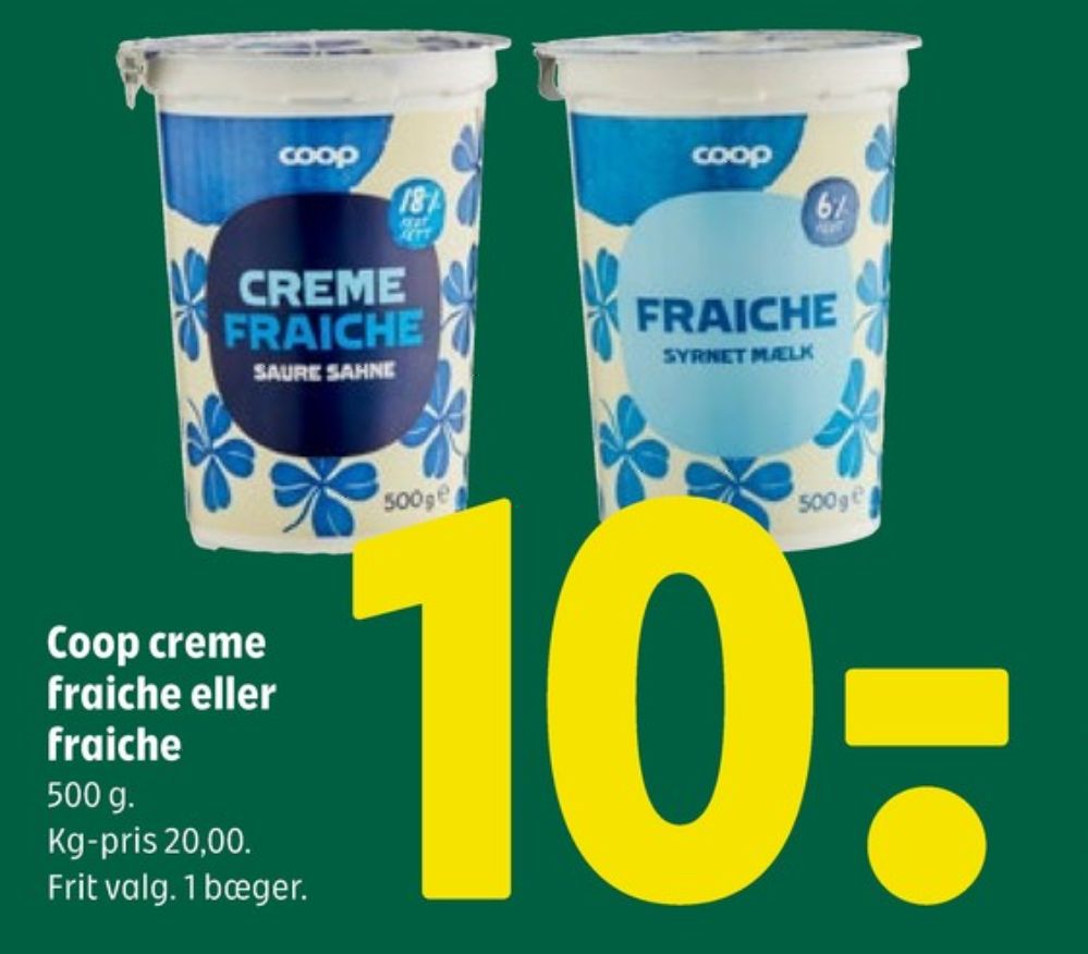 Coop, Creme Fraiche 18%