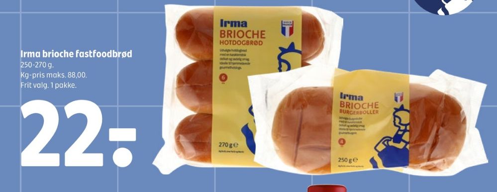 Irmas, Brioche Burgerboller