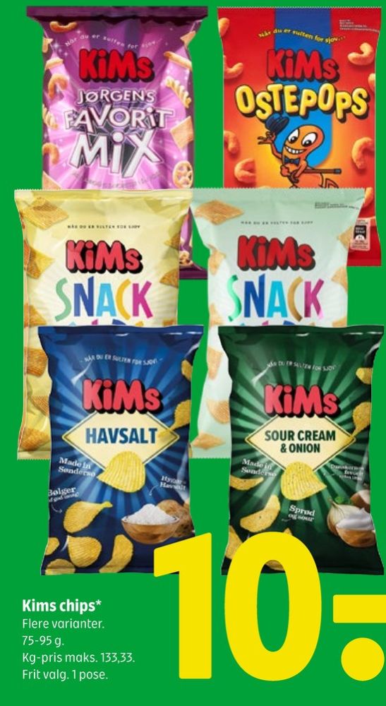 Kims, Sour Cream & Onion Chips