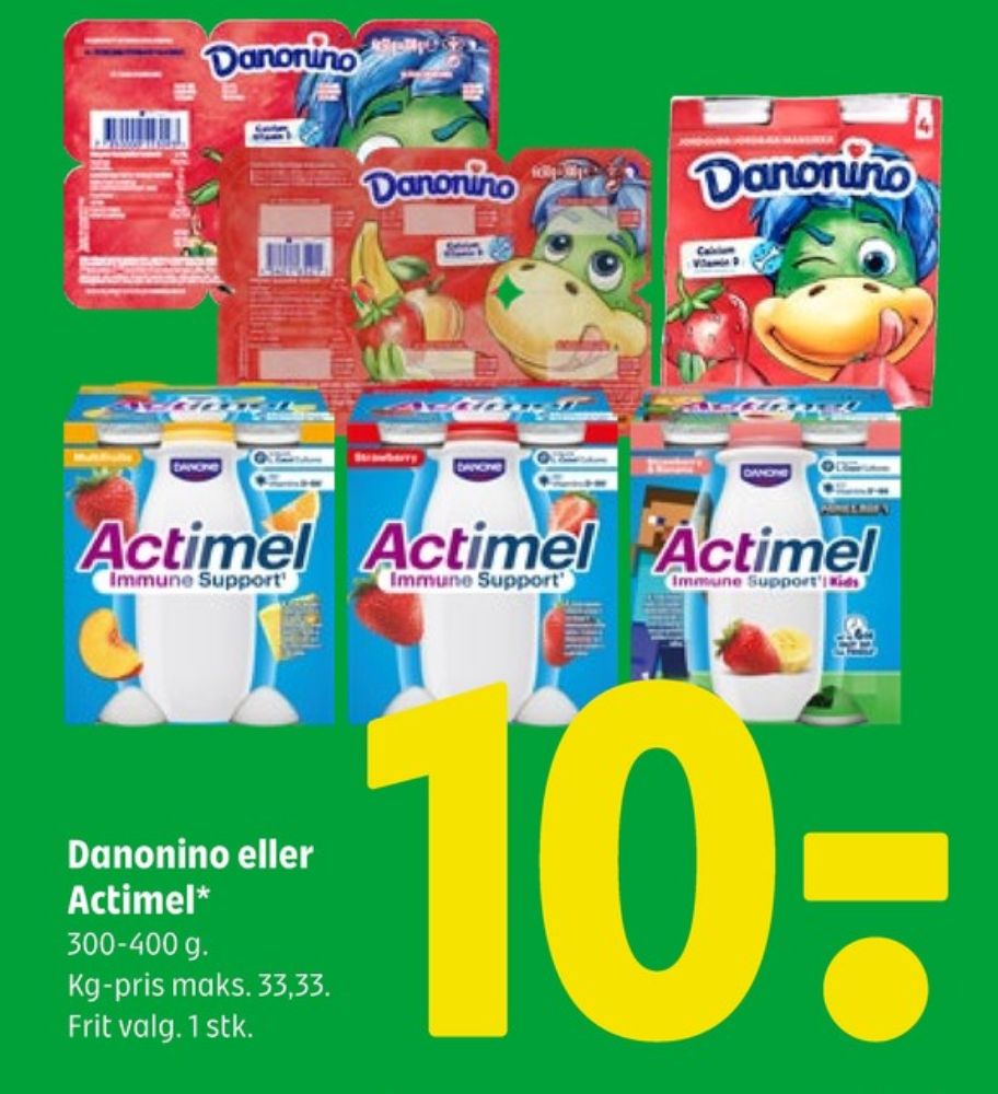 Danone Actimel, Drikkeyoghurt Jordbær