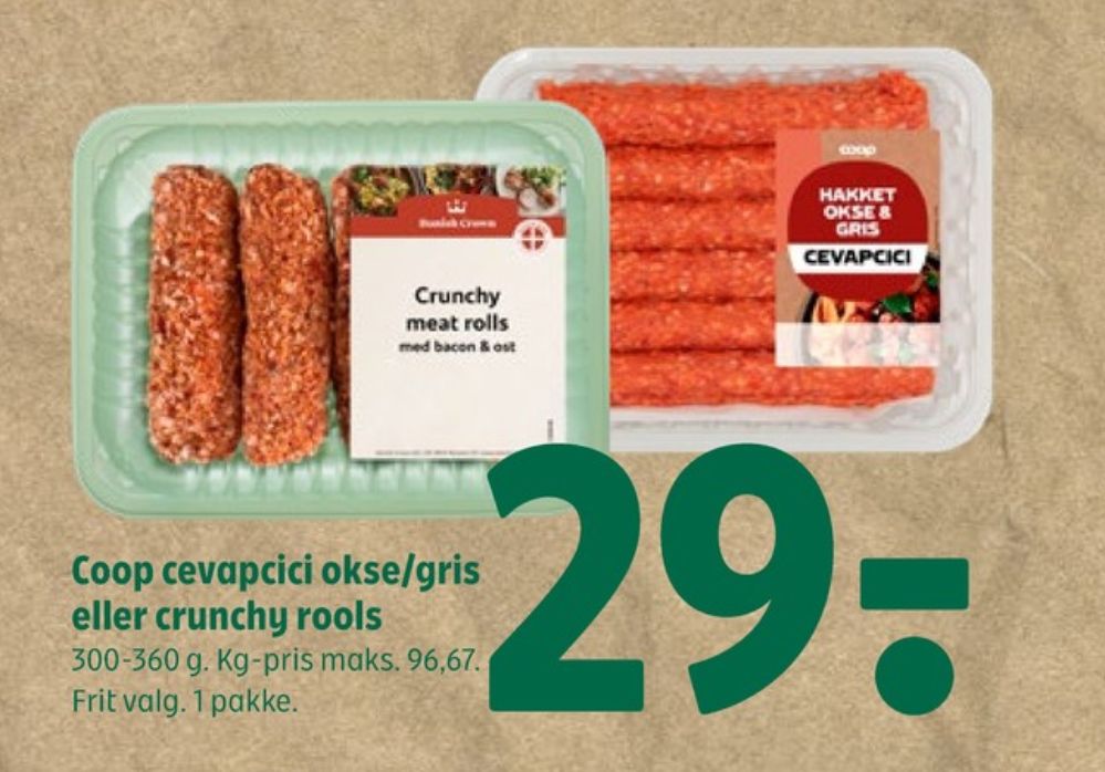 Coop, Cevapcici