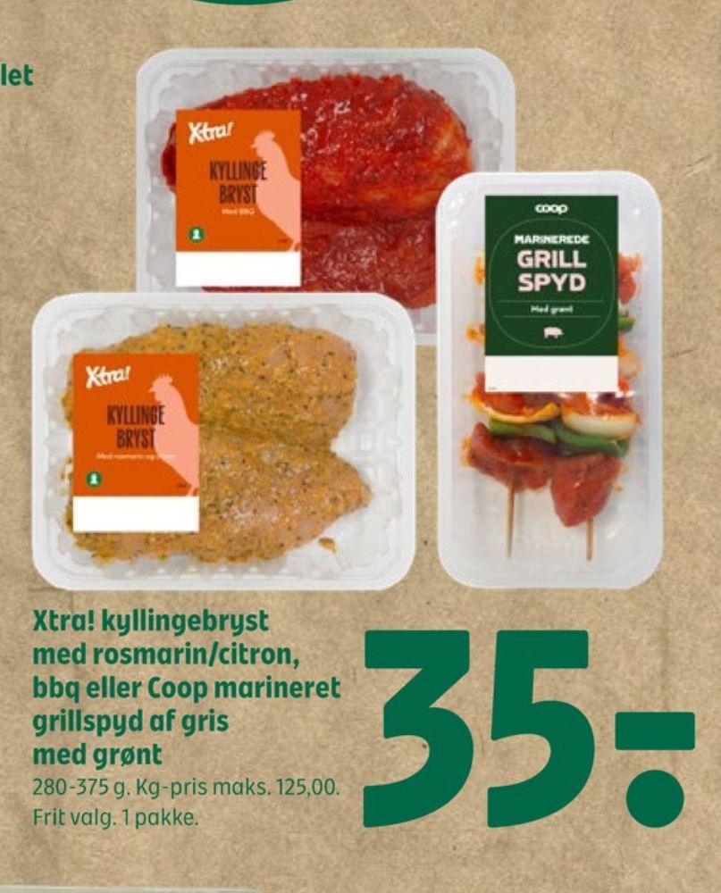 Xtra, Kyllingebrystfilet