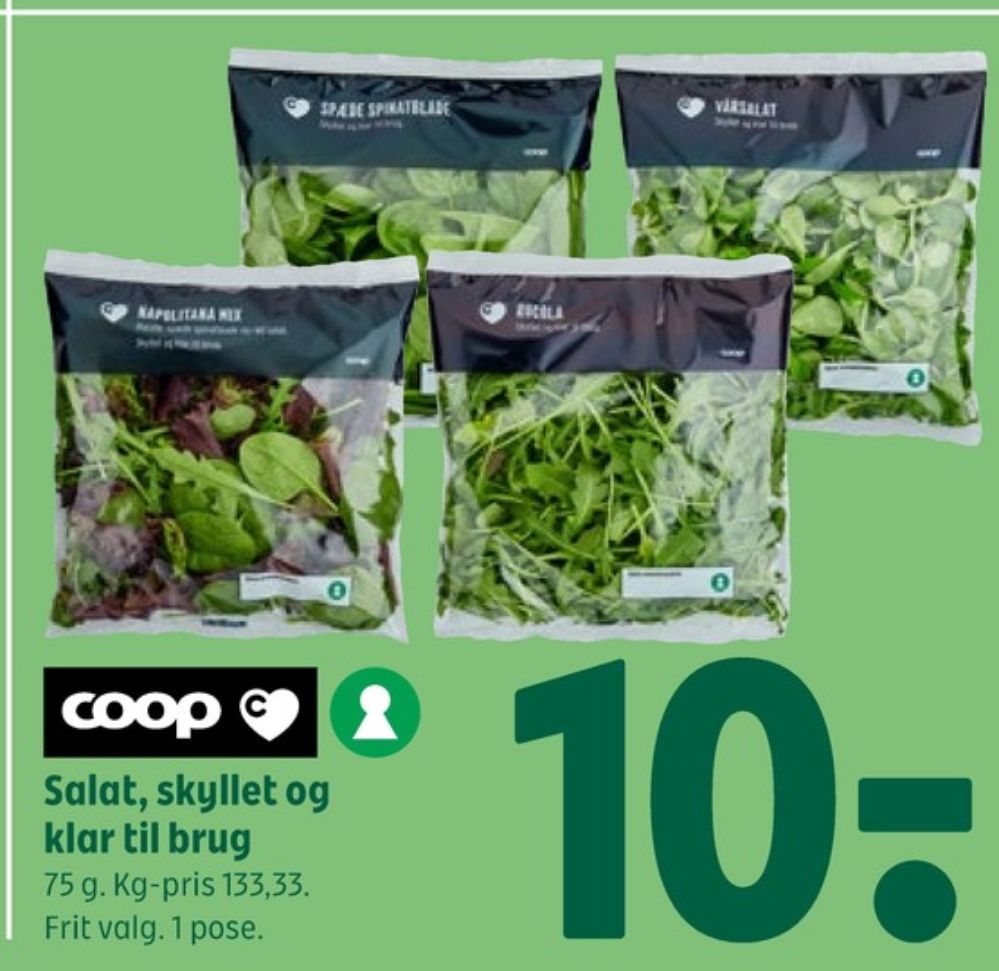 Coop C, Salatblanding