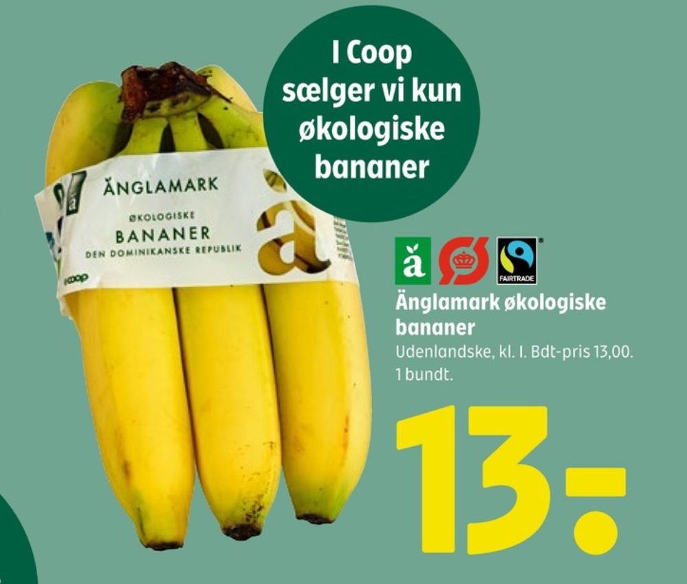 Änglamark, Bananer