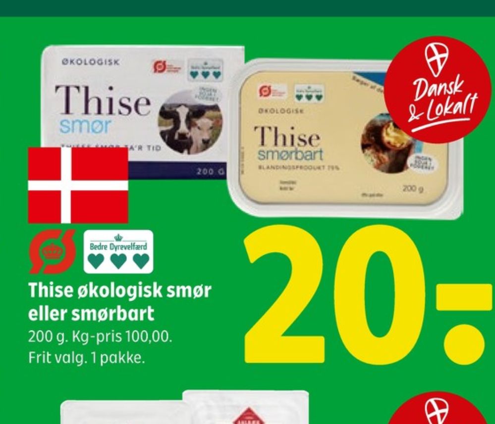 Thise, Smør