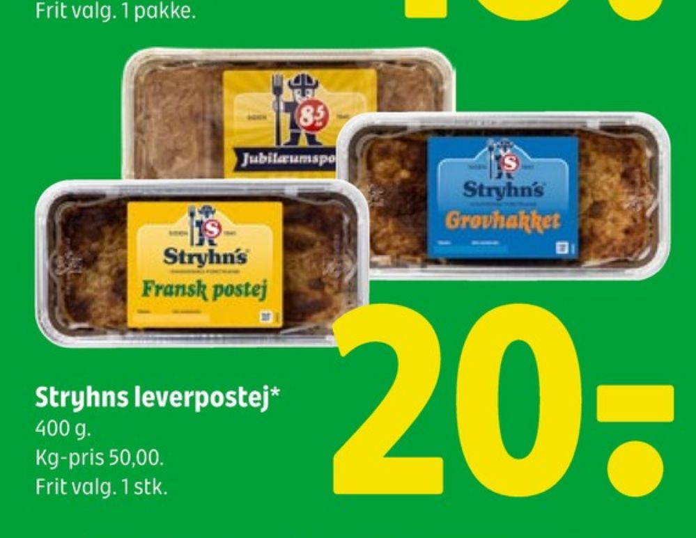 Stryhns Fransk Postej, Leverpostej