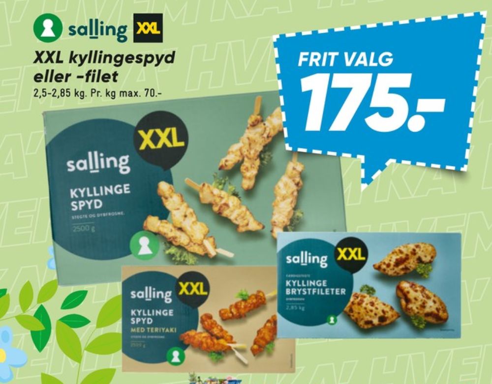 Salling, Kyllingebrystfilet