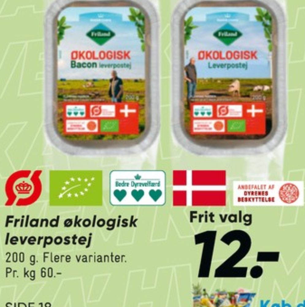 Pålækker FRILAND, Leverpostej