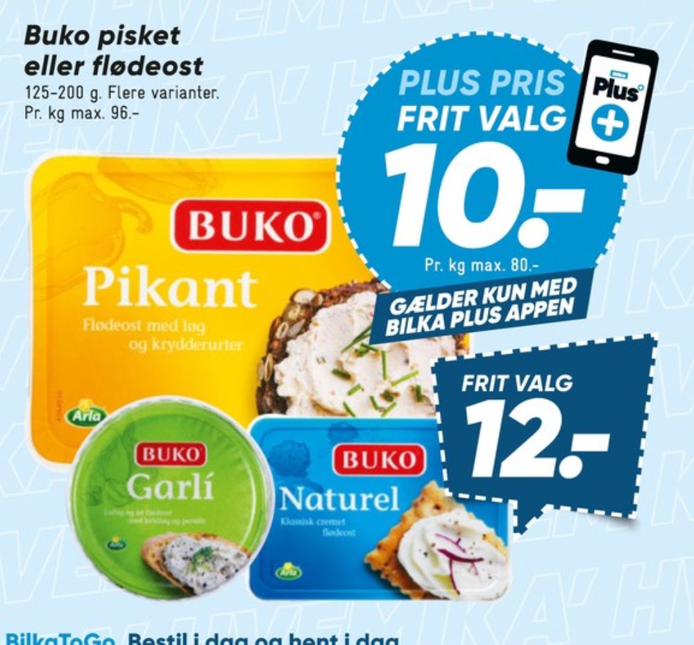 Buko, Flødeost Pikant