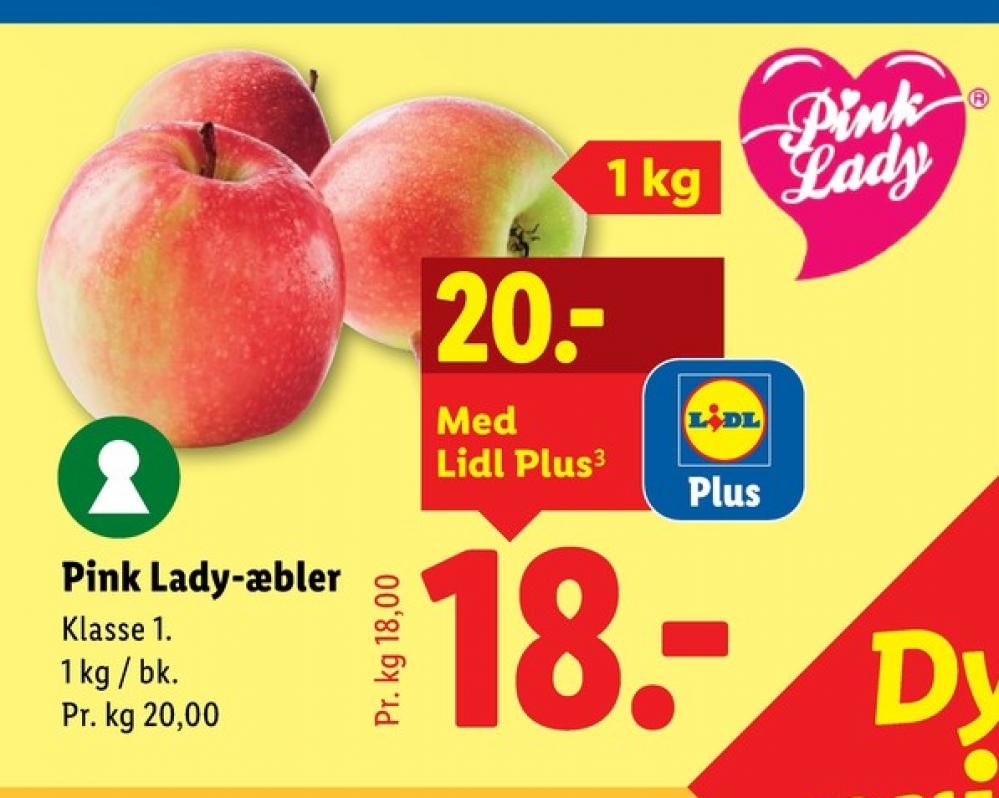 Pink lady, Æbler