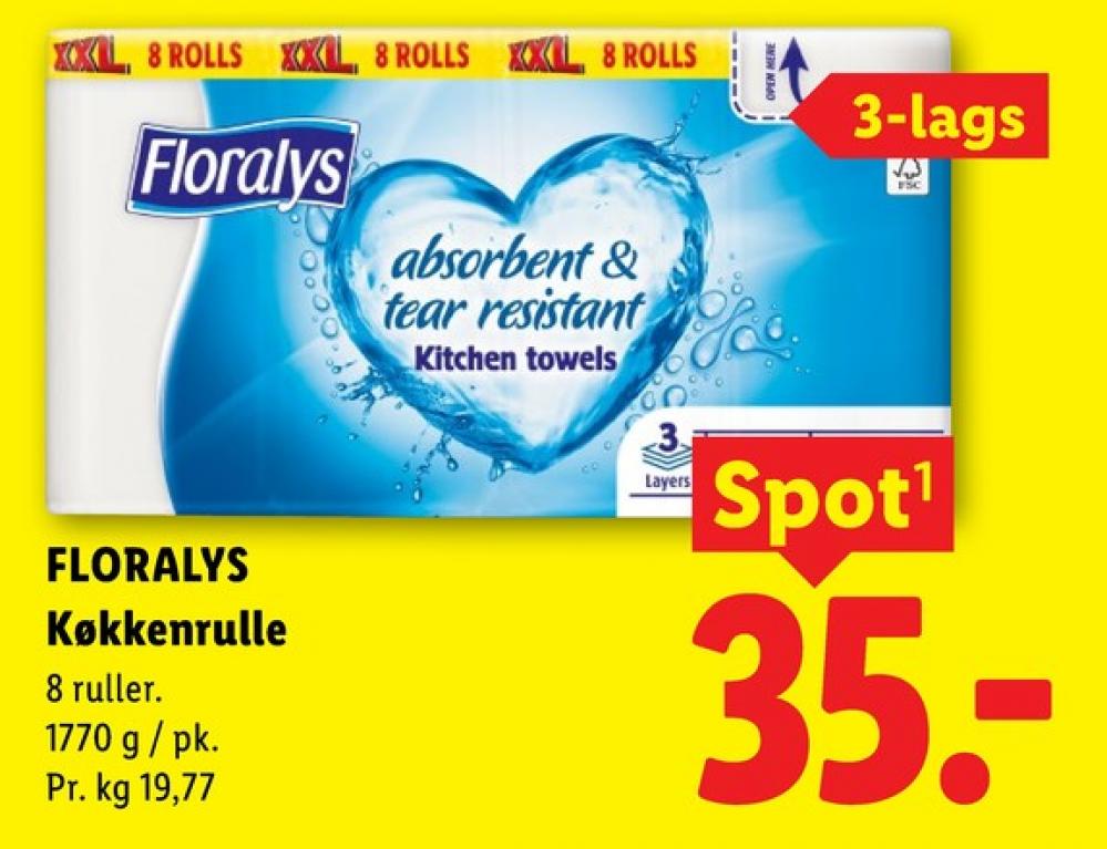 Floralys, Toiletpapir