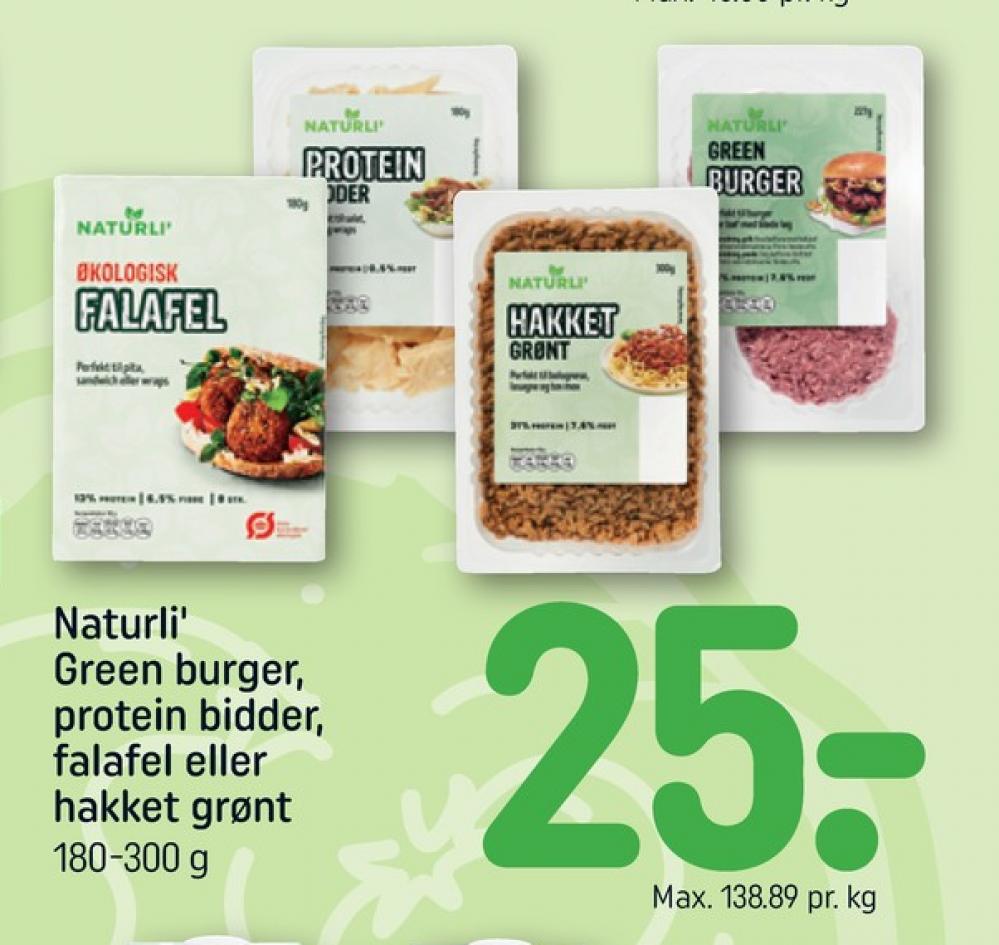 Naturli', Plantestykker